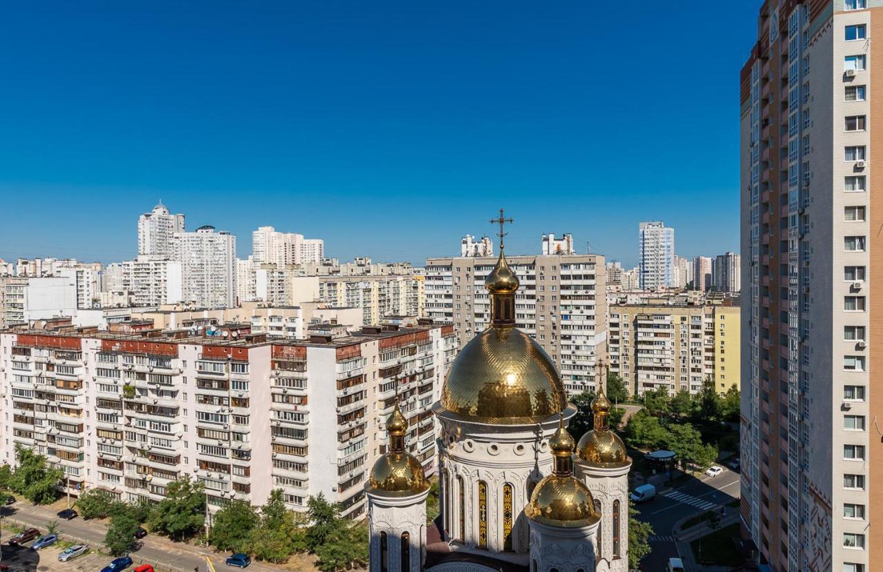 키예프 Студия На Бориса Гмыри 12Б 아파트 외부 사진
